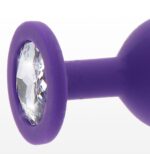 plug bijou diamond booty l 9 x 4cm violet 3