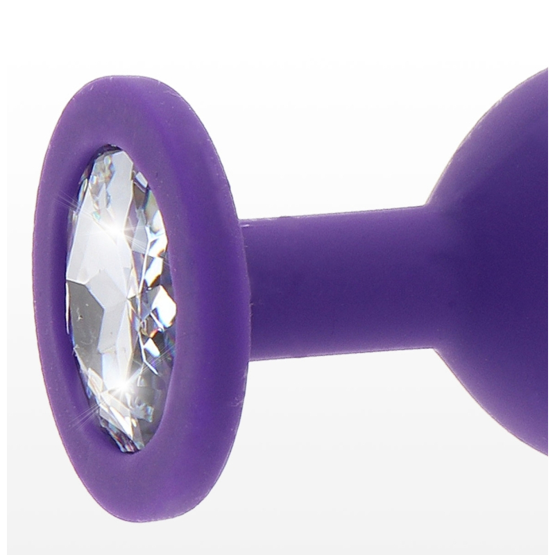 plug bijou diamond booty l 9 x 4cm violet 3