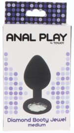 plug bijou diamond booty m 7 x 35 cm 1