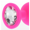 plug bijou diamond booty m 7 x 35cm rose 3