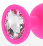 plug bijou diamond booty m 7 x 35cm rose 3
