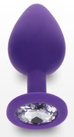 plug bijou diamond booty m 7 x 35cm violet 2
