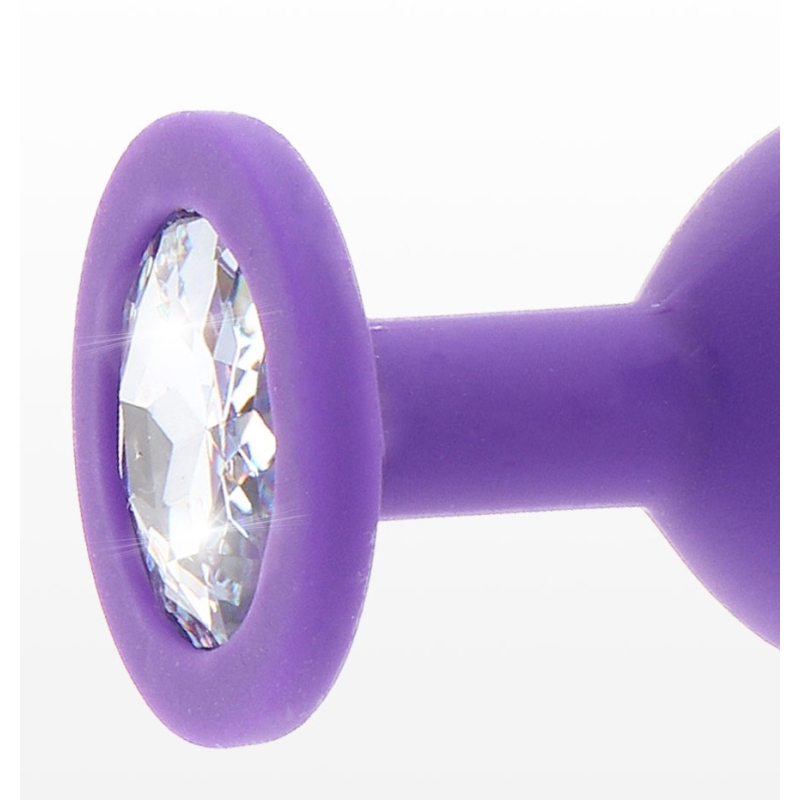 plug bijou diamond booty m 7 x 35cm violet 3