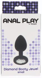 plug bijou diamond booty s 6 x 28 cm 1