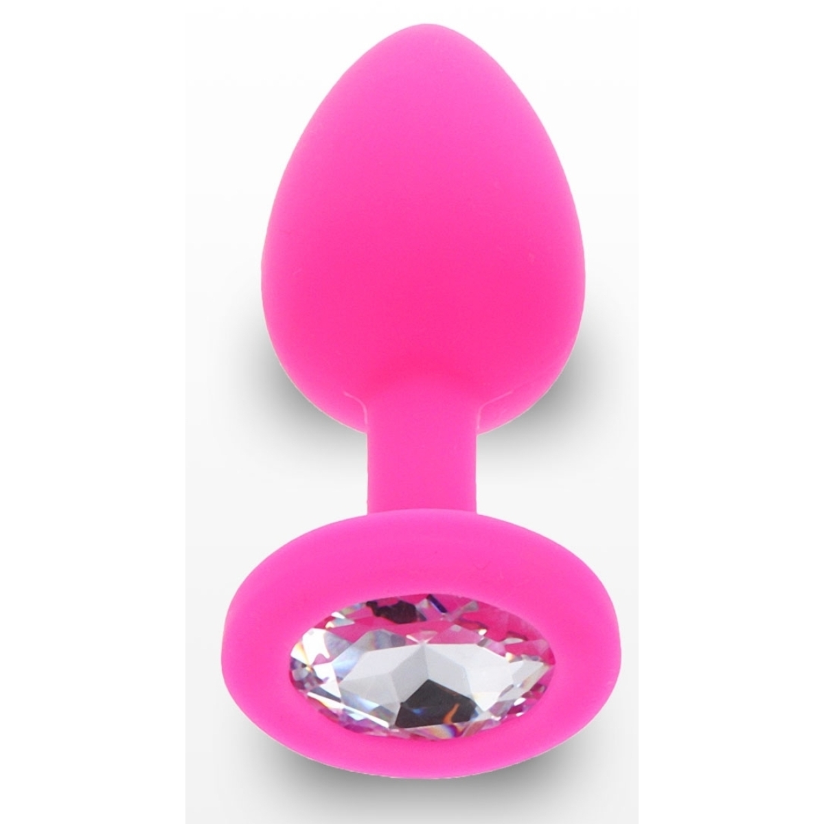 plug bijou diamond booty s 6 x 28cm rose 2