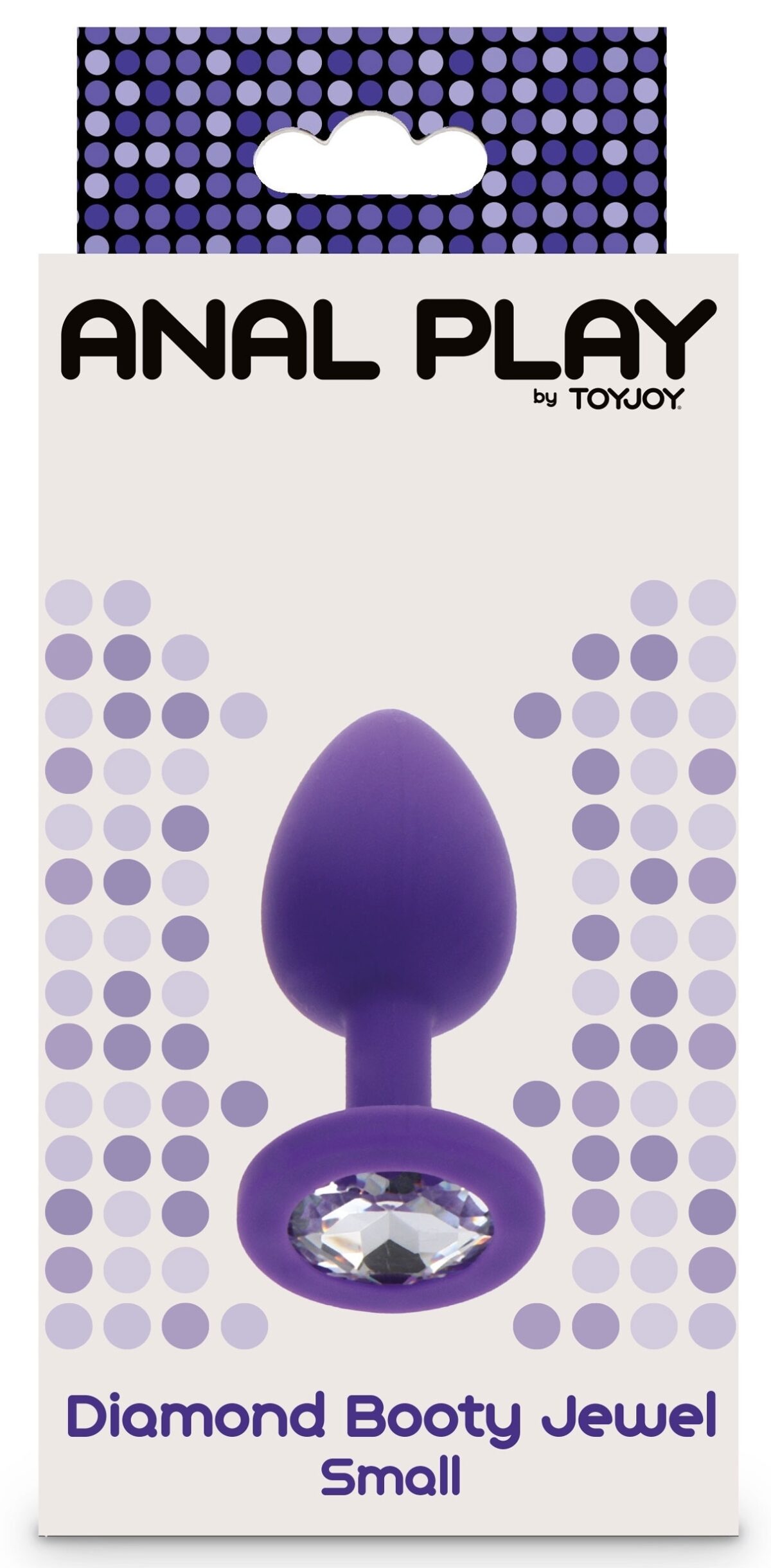 plug bijou diamond booty s 6 x 28cm violet 1