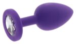 plug bijou diamond booty s 6 x 28cm violet