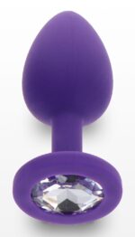 plug bijou diamond booty s 6 x 28cm violet 2