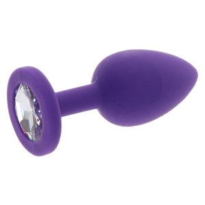 plug bijou diamond booty s 6 x 28cm violet