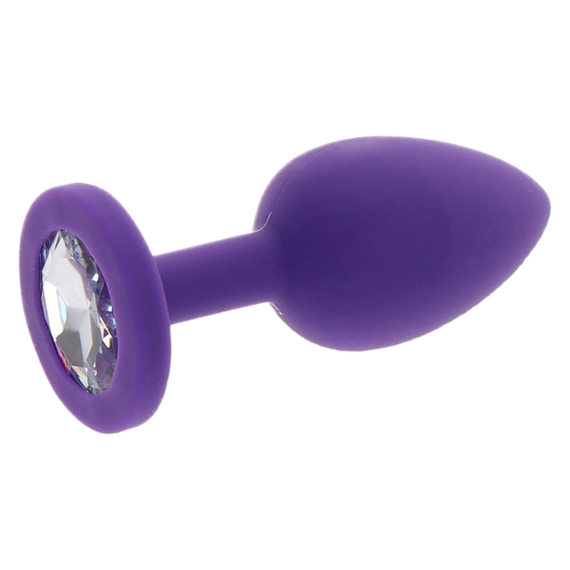 plug bijou diamond booty s 6 x 28cm violet