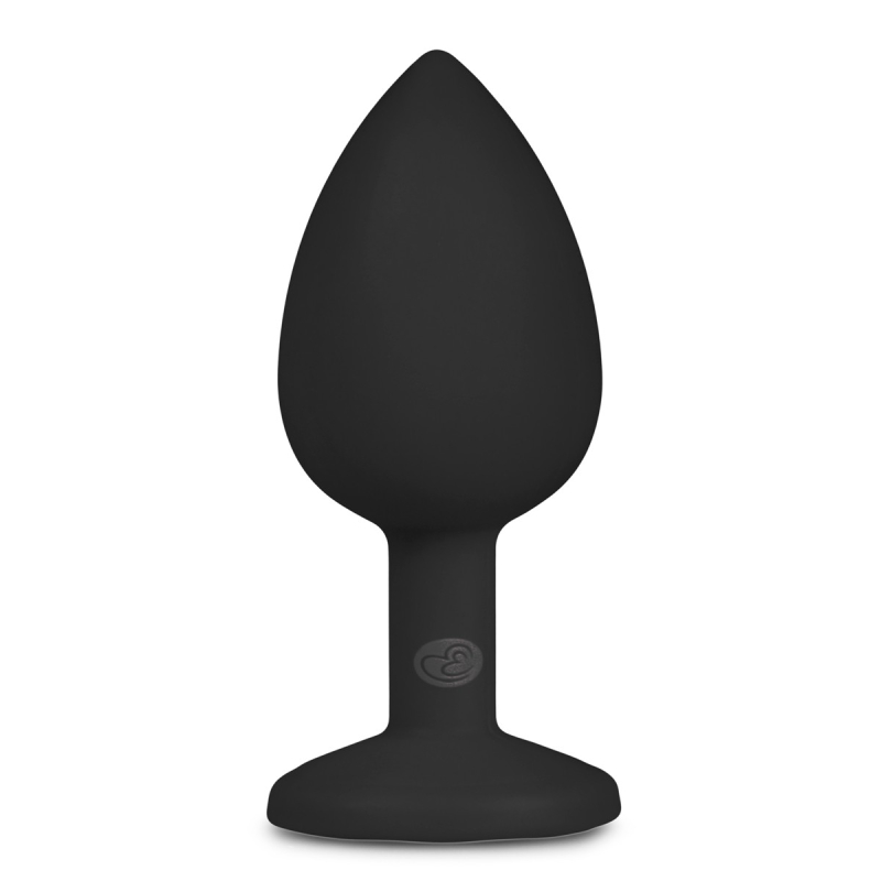 plug bijou diamond noir 6 x 27cm 2