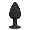 plug bijou diamond noir 8 x 4cm 2