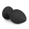 plug bijou diamond noir 8 x 4cm 3