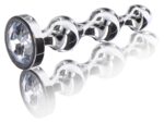 plug bijou diamond star beads l 12 x 29cm