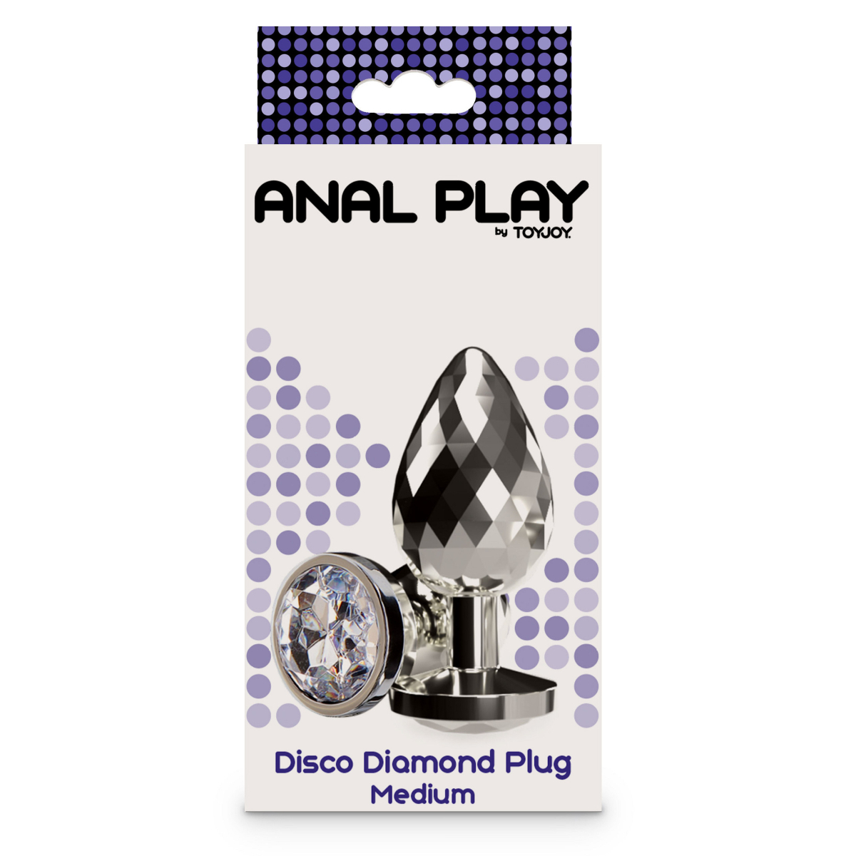 plug bijou disco diamond m 7 x 33 cm 1