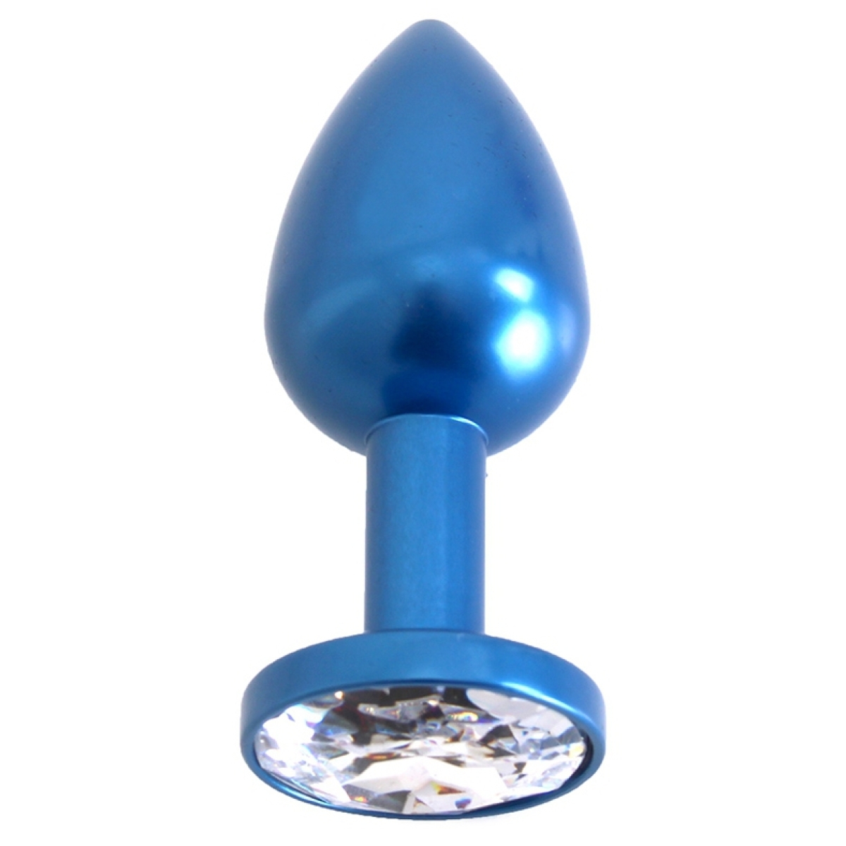 plug bijou en alu gem light 6 x 28 cm bleu 1