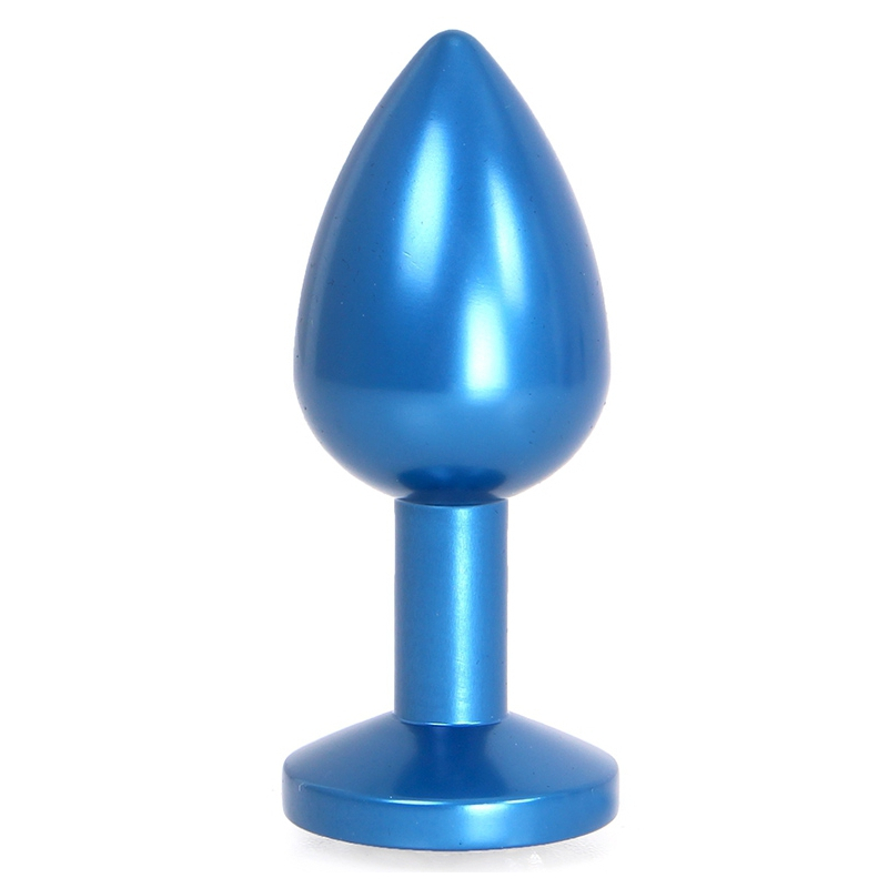 plug bijou en alu gem light 6 x 28 cm bleu 2