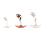 plug bijou en metal incurve m 9 x 28cm