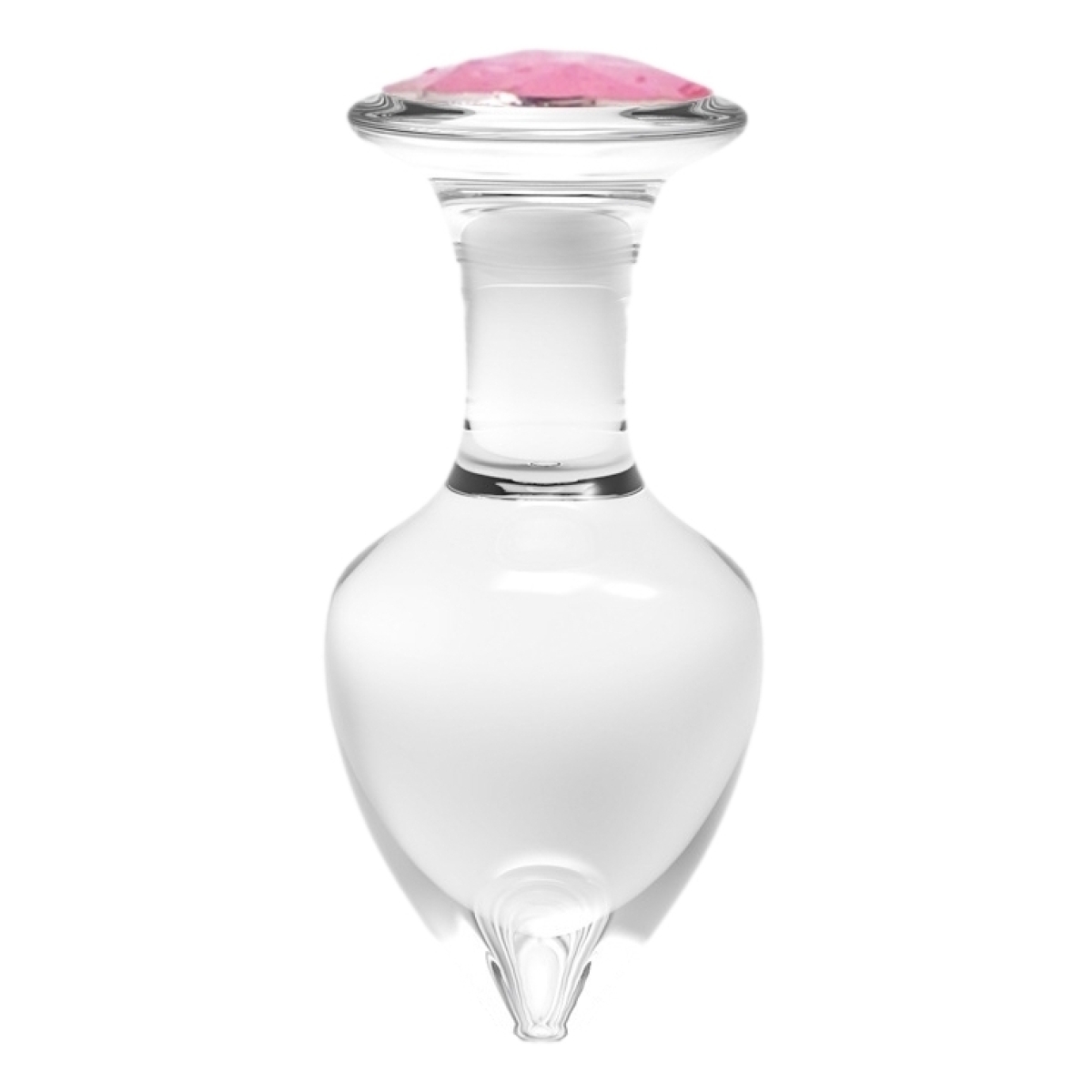plug bijou en verre diamond glassy m 75 x 34cm 1