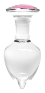 plug bijou en verre diamond glassy m 75 x 34cm 1