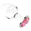 plug bijou en verre diamond glassy m 75 x 34cm 2