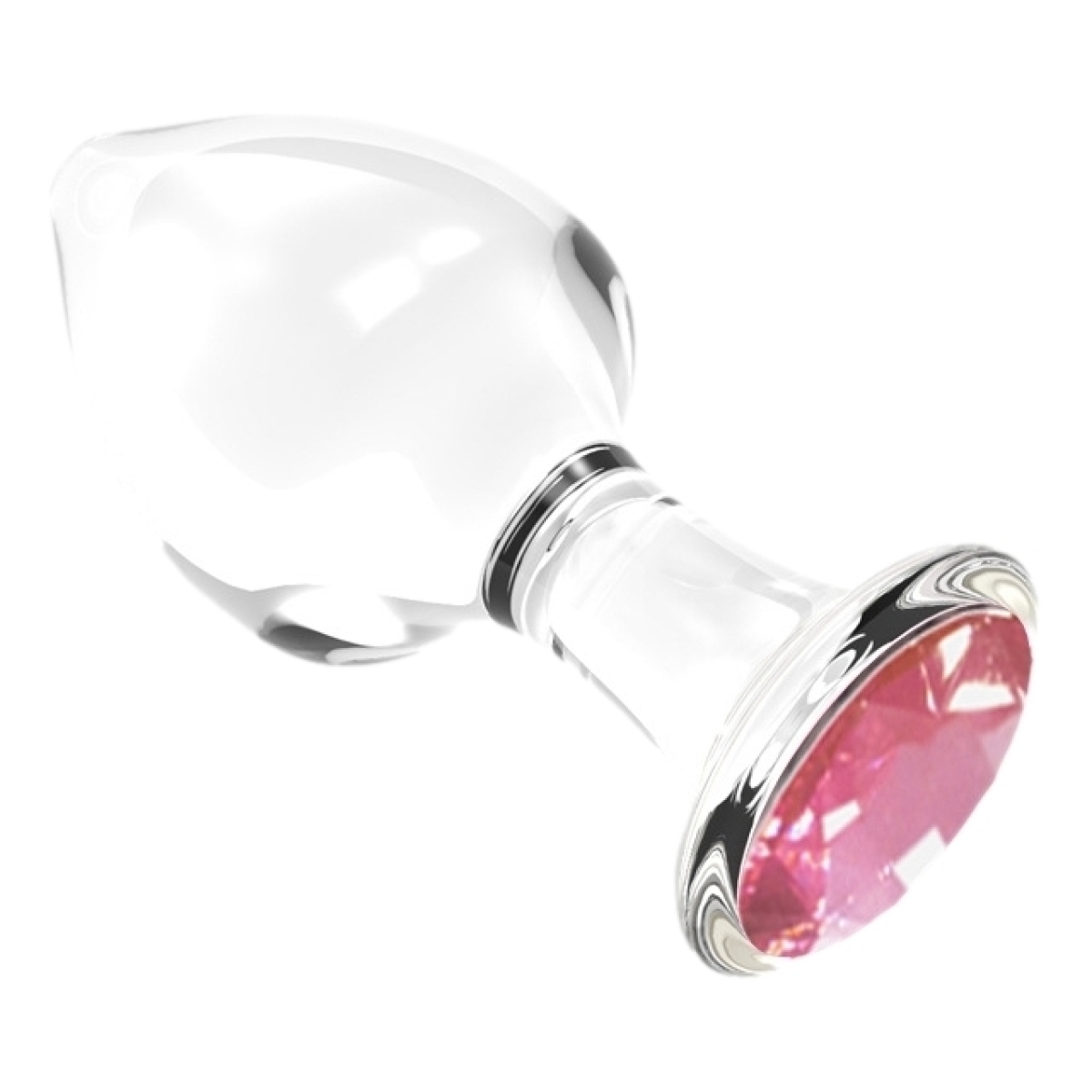 plug bijou en verre diamond glassy m 75 x 34cm 2