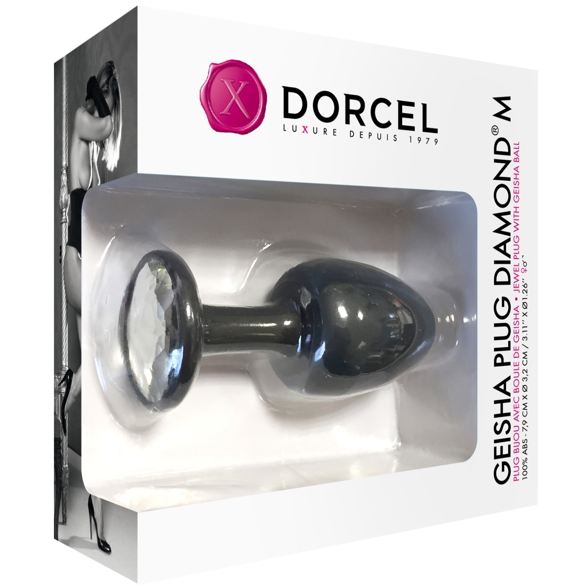 plug bijou geisha diamond 7 x 32 cm 1