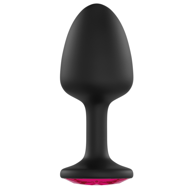 plug bijou geisha diamond 7 x 32 cm rubis