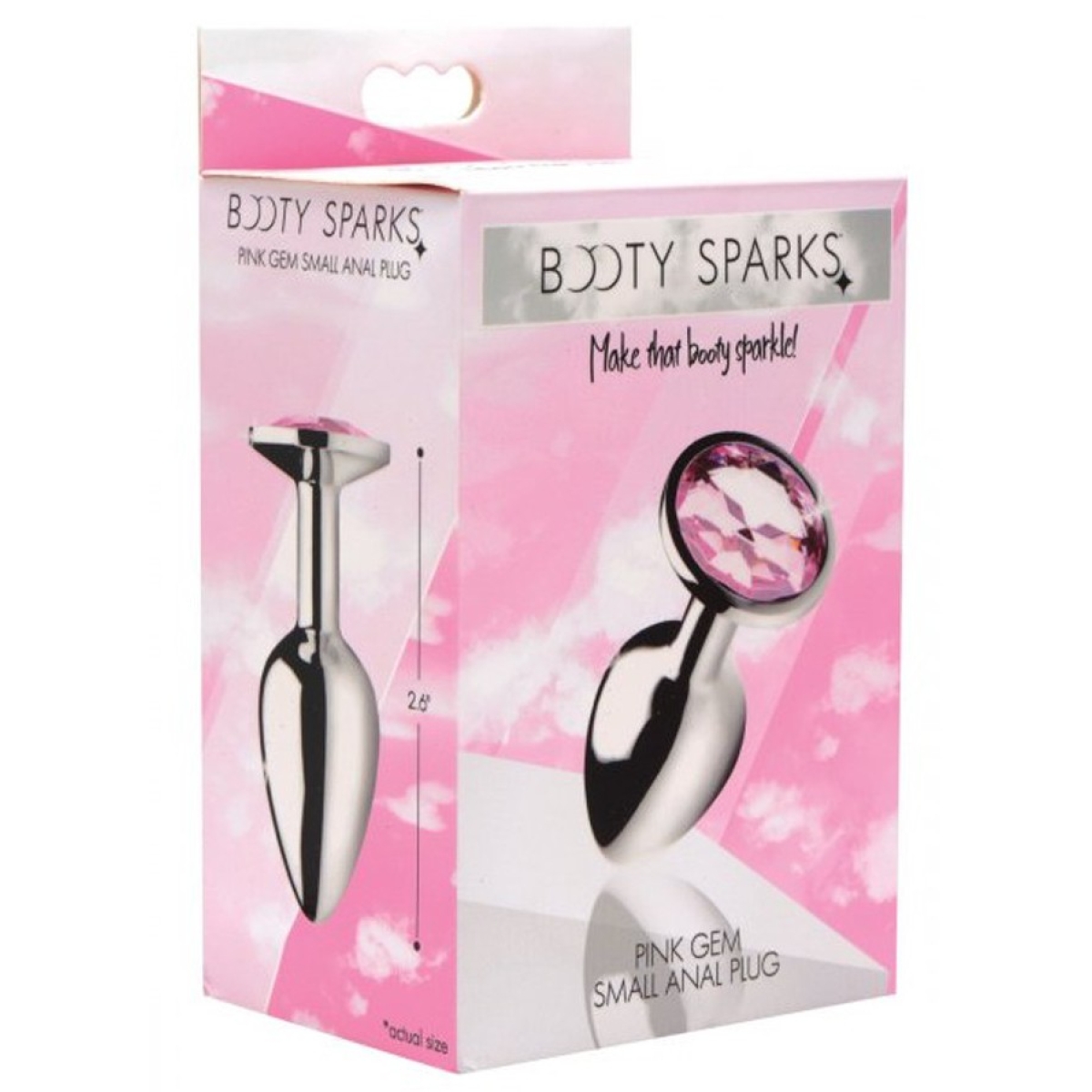 plug bijou gem rose 65 x 27 cm 1