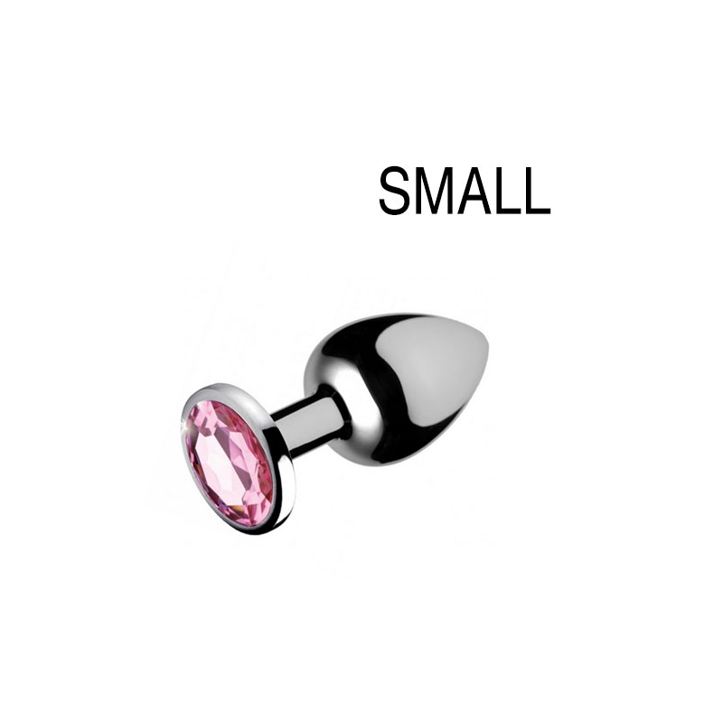 plug bijou gem rose 65 x 27 cm