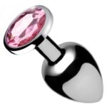 plug bijou gem rose 8 x 4 cm 2
