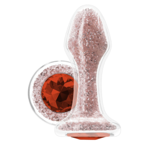 plug bijou glam star 8 x 35cm rose