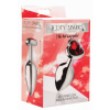 plug bijou heart gem rouge 7 x 34 cm 1