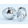 plug bijou ikonik diamond l 8 x 4 cm argent 3