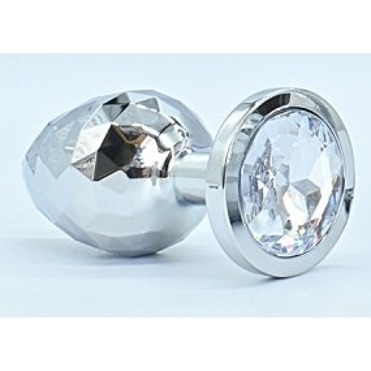 plug bijou ikonik diamond l 8 x 4 cm argent 3