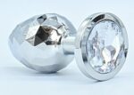 plug bijou ikonik diamond l 8 x 4 cm argent 3