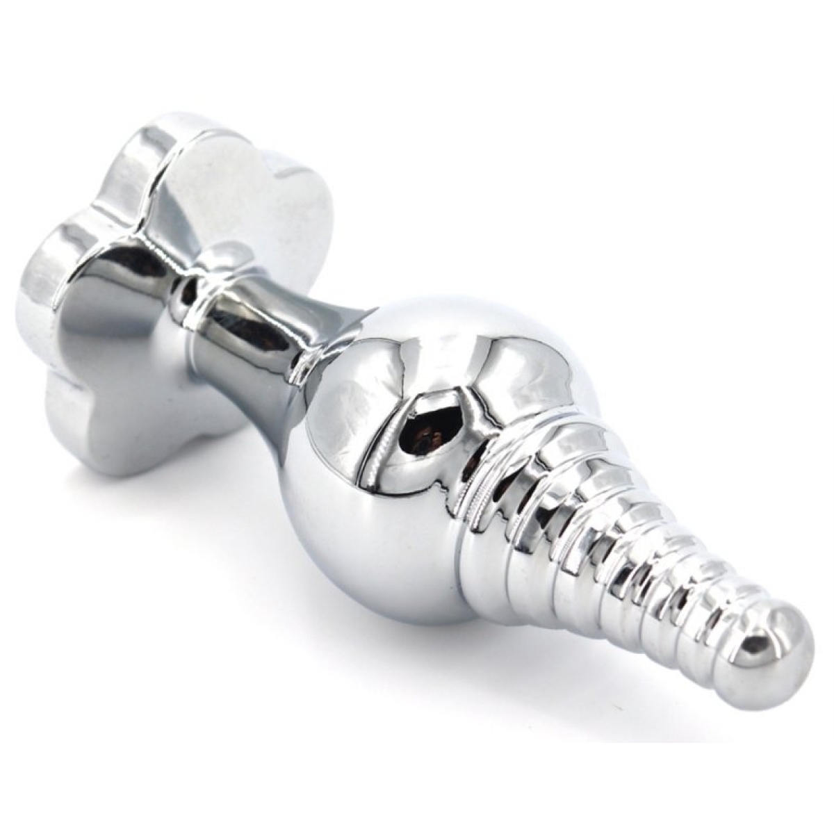 plug bijou leaf 7 x 27cm transparent 2