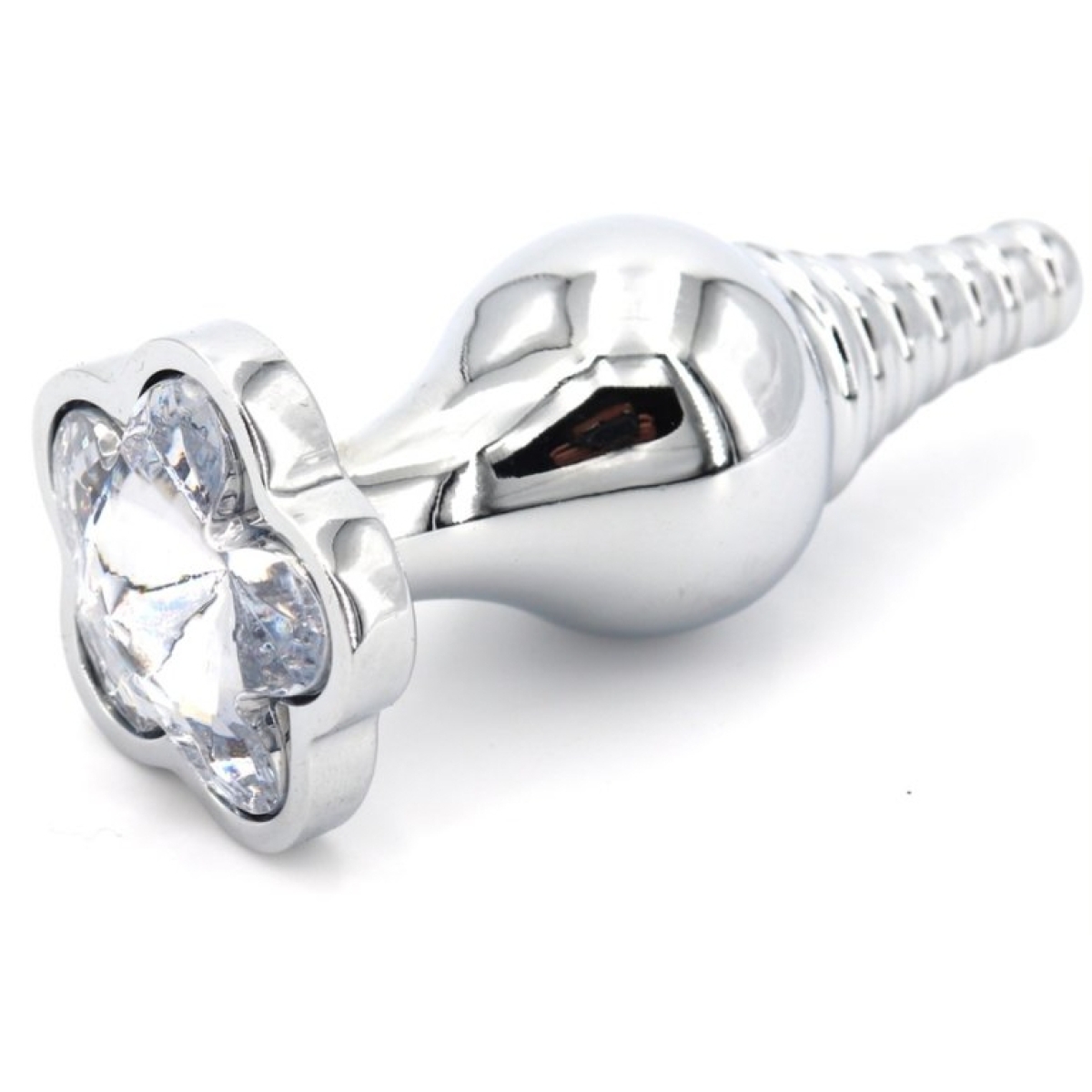 plug bijou leaf 7 x 27cm transparent 3