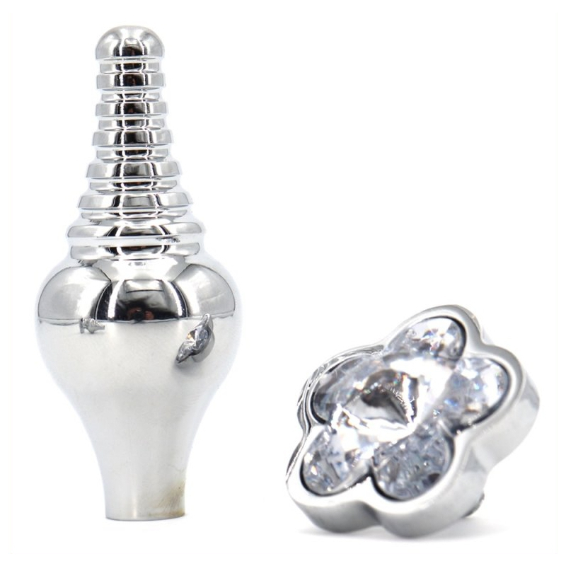 plug bijou leaf 7 x 27cm transparent 6