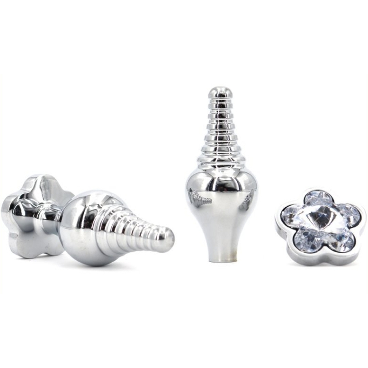 plug bijou leaf 7 x 27cm transparent 7