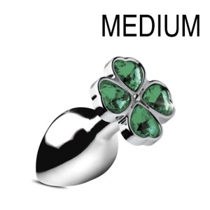 plug bijou lucky gem trefle 75 x 32 cm