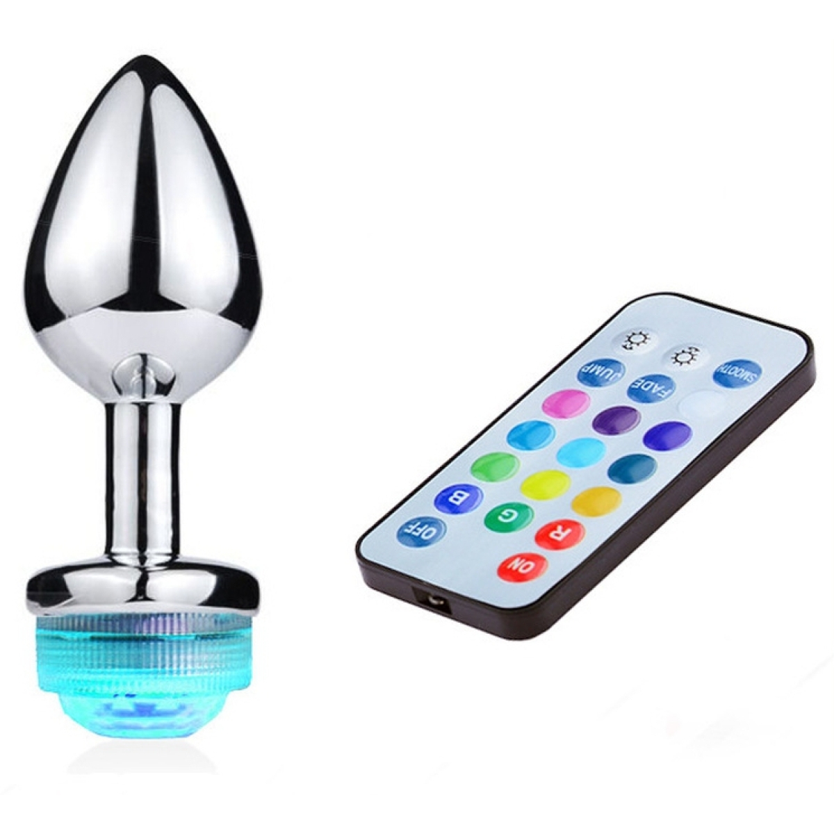 plug bijou lumineux light led l 8 x 4cm 1