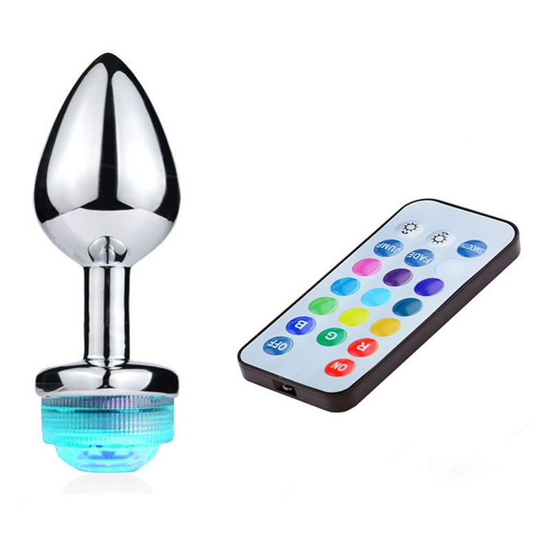 plug bijou lumineux light led l 8 x 4cm 1
