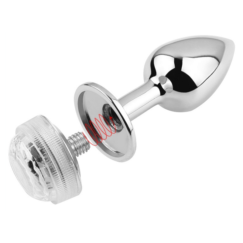 plug bijou lumineux light led l 8 x 4cm 6