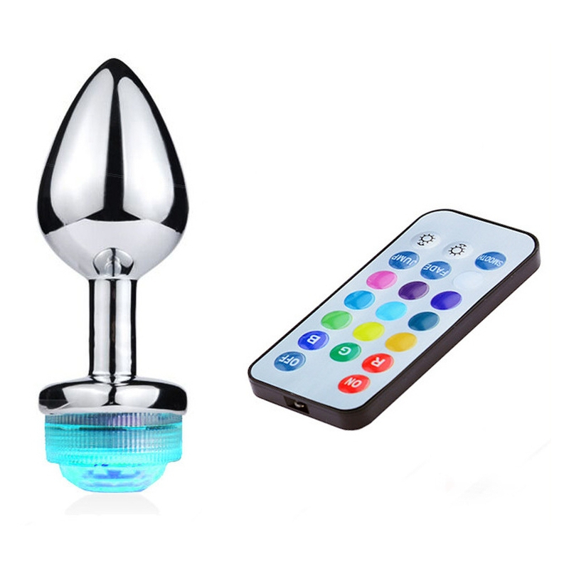 plug bijou lumineux light led m 7 x 34cm 1