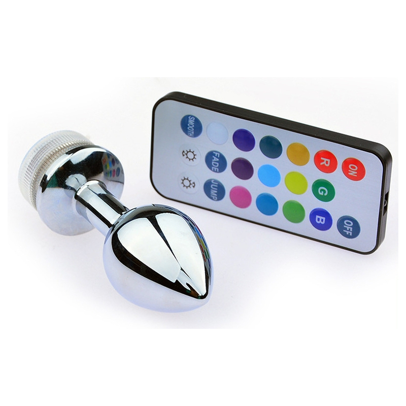 plug bijou lumineux light led m 7 x 34cm