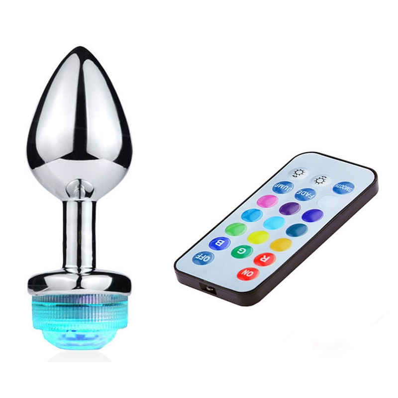 plug bijou lumineux light led s 6 x 27cm 1