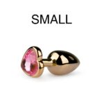plug bijou or en coeur small 63 x 26 cm