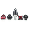 plug bijou poker up 6 x 27cm