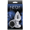 plug bijou rear m 7 x 34cm argente noir 1